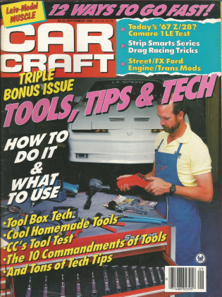 CAR CRAFT 1989 SEPT - HOP-UPS, BOSS '9, LARK R-2